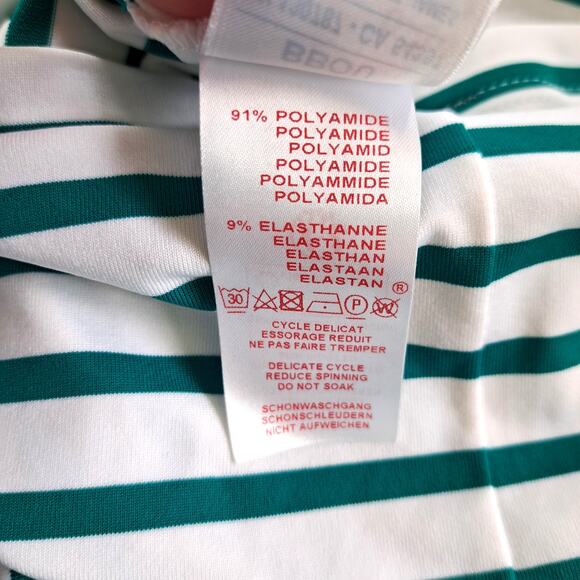 SAINT JAMES PROPRIANO Nautical Stripe Dress 4 US Anti-UV Nautical Green White - Picture 13 of 13